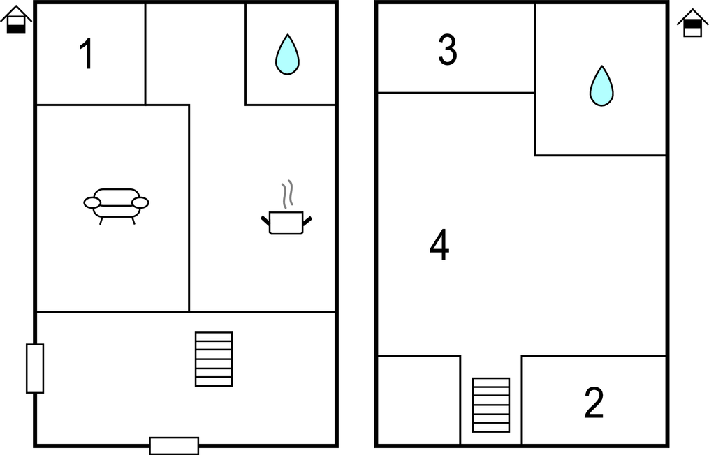 Feriehuse - Langø , Danmark - K10432 