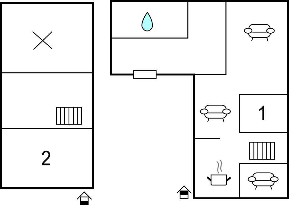 Ferienhaus - Nysted , Dänemark - K10602 