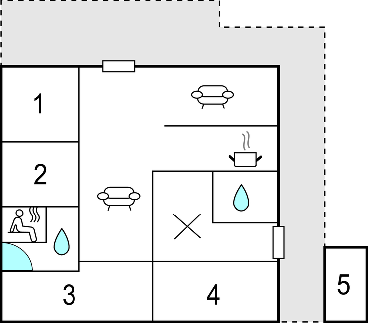 Ferienhaus - Kramnitze , Dänemark - K10081 