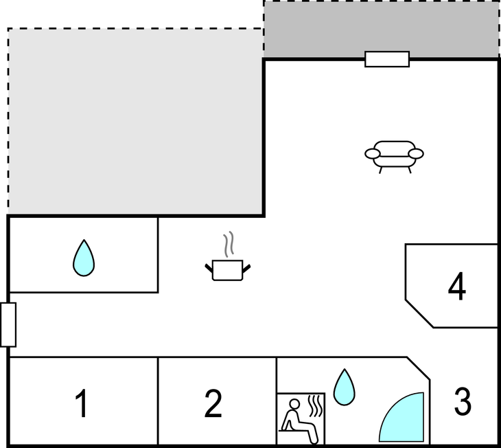 Feriehuse - Hummingen , Danmark - K10713 