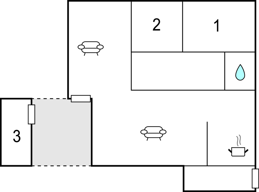 Ferienhaus - Kramnitze , Dänemark - K10727 