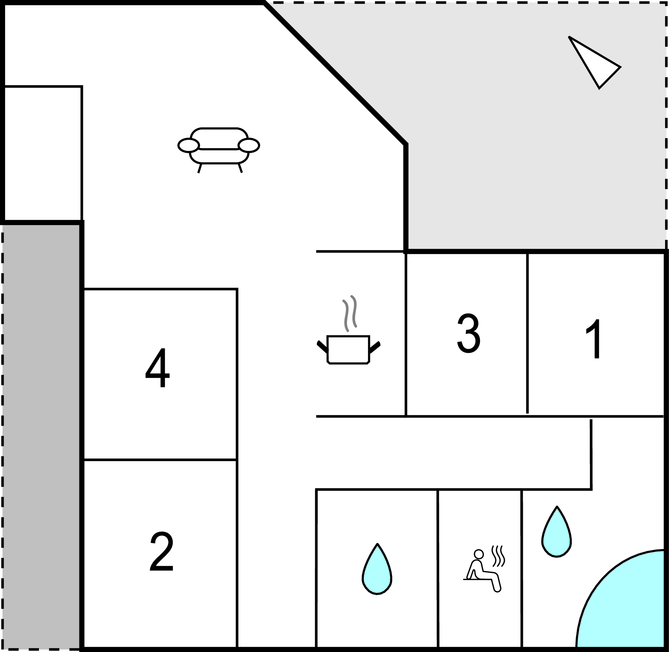 Ferienhaus - Elkenøre , Dänemark - K11155 
