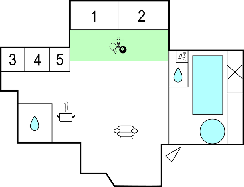 Feriehus - Marielyst , Danmark - K12395 