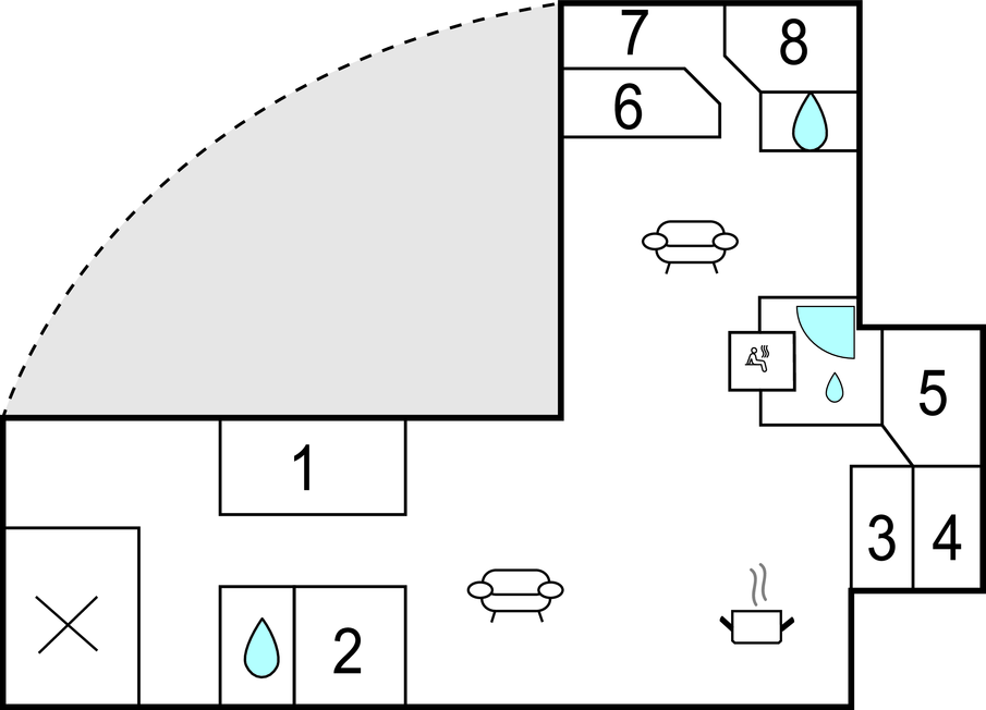 Ferienhaus - Marielyst , Dänemark - K12313 