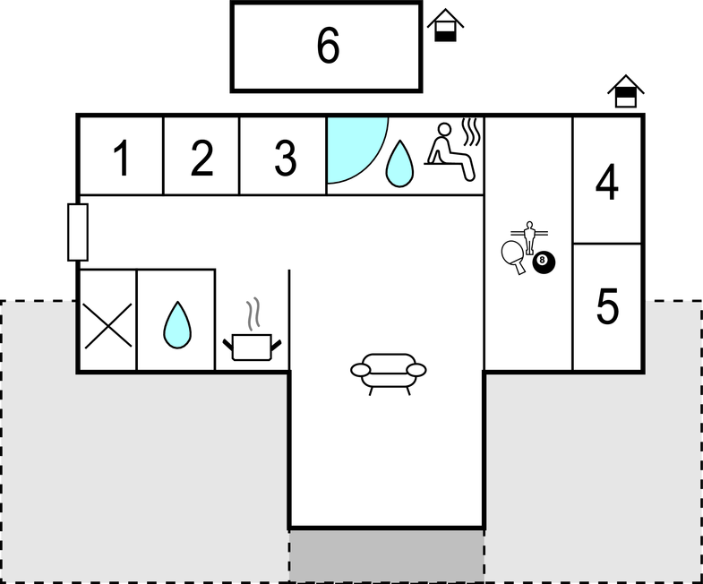 Ferienhaus - Marielyst , Dänemark - K13012 