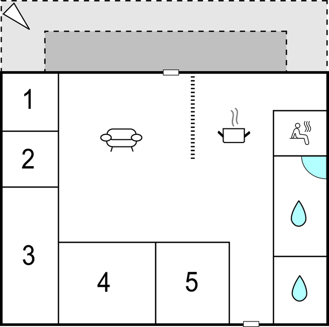 Ferienhaus - Marielyst , Dänemark - K13510 