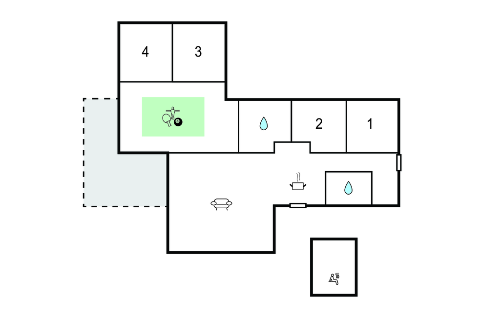 Location de vacances - Marielyst , Danemark - K13054 