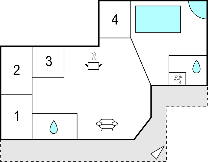 Ferienhaus - Marielyst , Dänemark - K14375 