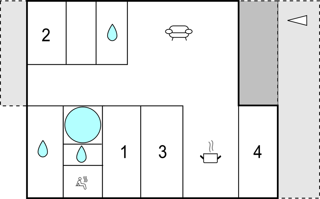 Ferienhaus - Marielyst , Dänemark - K15720 