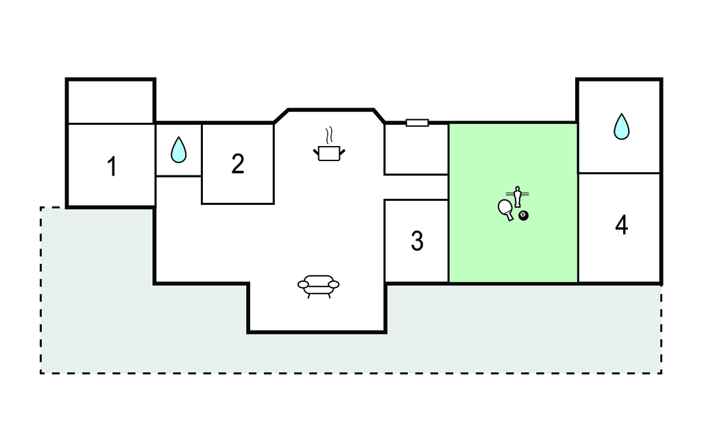 Feriehus - Falster , Danmark - K15019 