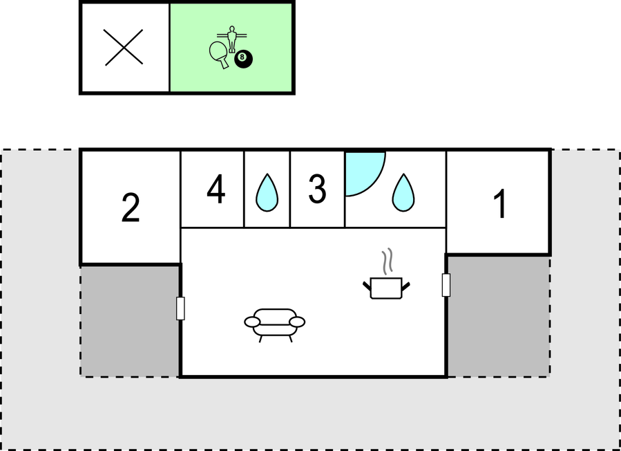 Ferienhaus - Marielyst , Dänemark - K16775 