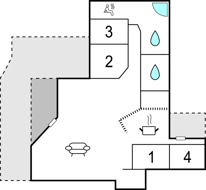Ferienhaus - Marielyst , Dänemark - K18415 