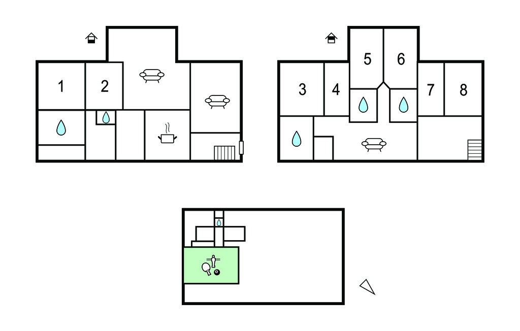Feriehuse - Haslev , Danmark - K51702 