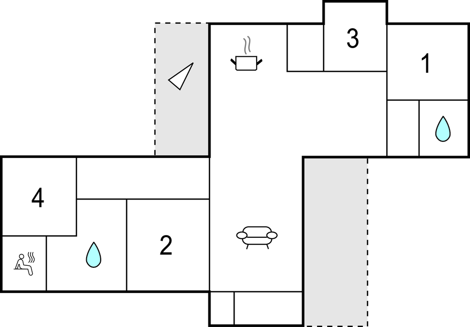 Feriehuse - Rindby , Danmark - M21146 