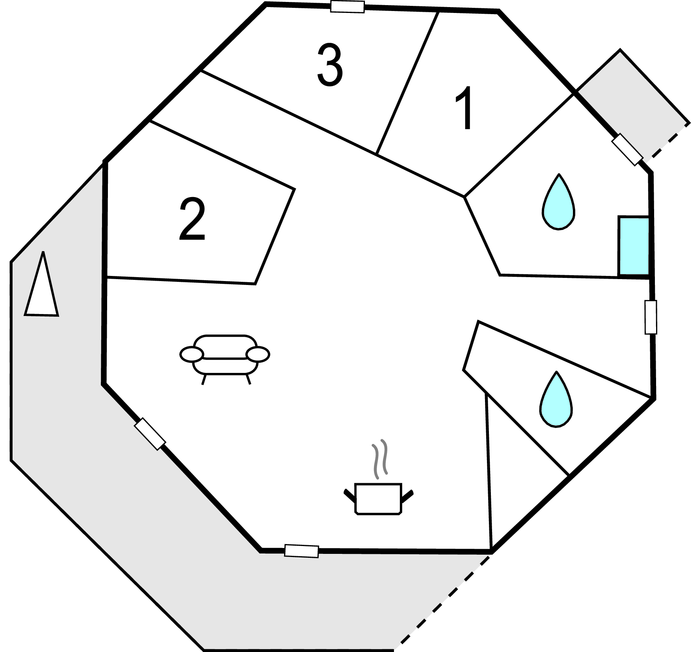 Feriehuse - Rindby , Danmark - M21413 