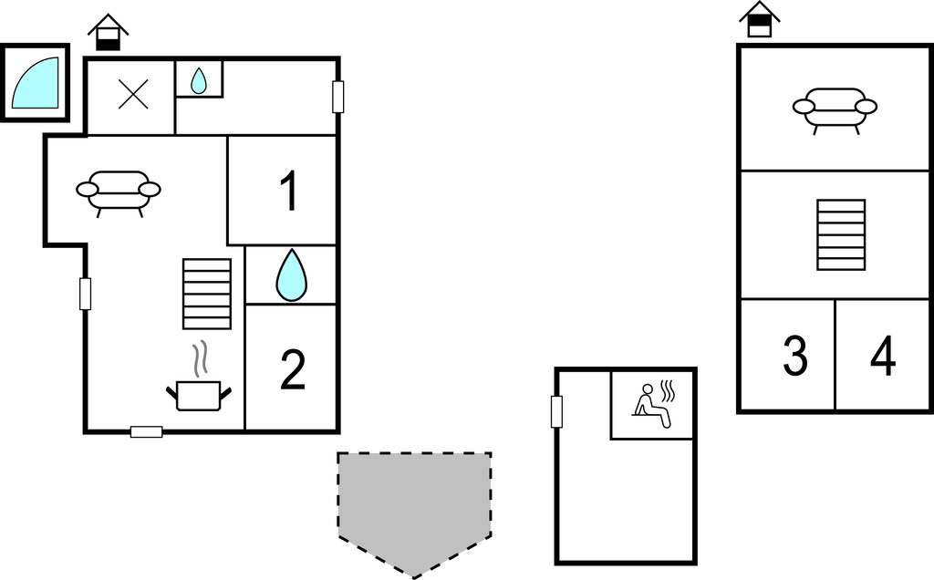 Feriehuse - Fjellbergsskardet/Gullingen , Norge - N16297 