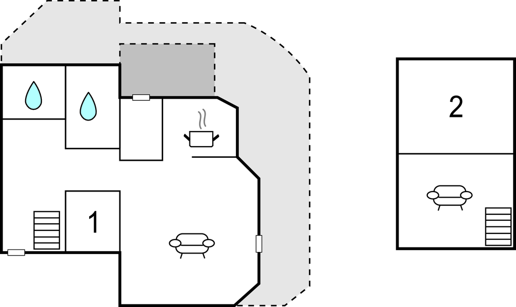 Feriehuse - Ålfjorden/Sveio , Norge - N18107 
