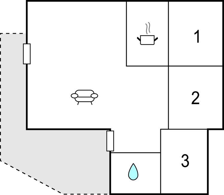 Feriehuse - Bårdsund/Tysnes , Norge - N18579 