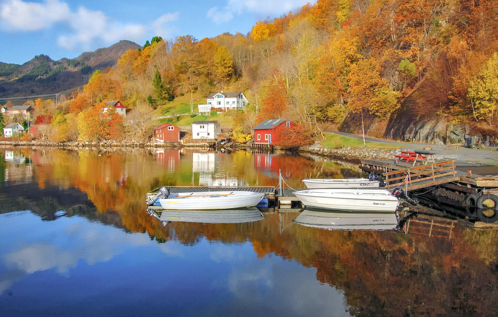 Ferienhaus - Åkra/Åkrafjorden , Norwegen - N18318 15