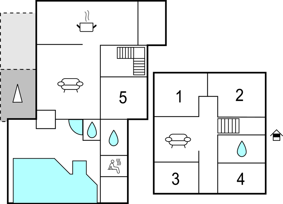 Semesterhus - Tovdalen/Hillestad , Norge - N34195 