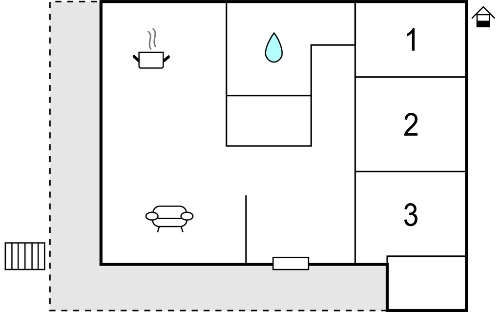 Feriehuse - Mjermen/Vestre Sundby , Norge - N37257 
