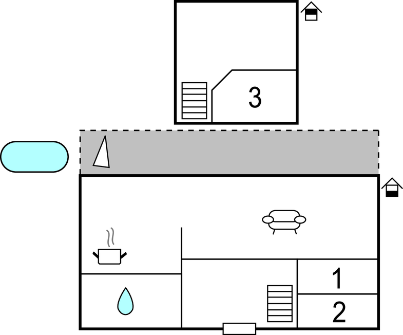 Semesterhus - Trondheimsfjorden/Steinkjer , Norge - N38543 
