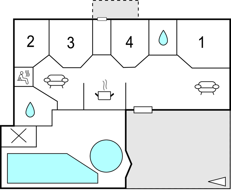 Feriehuse - Blåvand , Danmark - P32071 