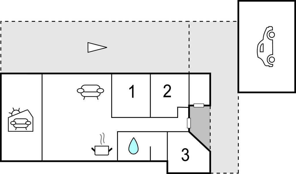 Semesterhus - Jegum Ferieland , Danmark - P42098 