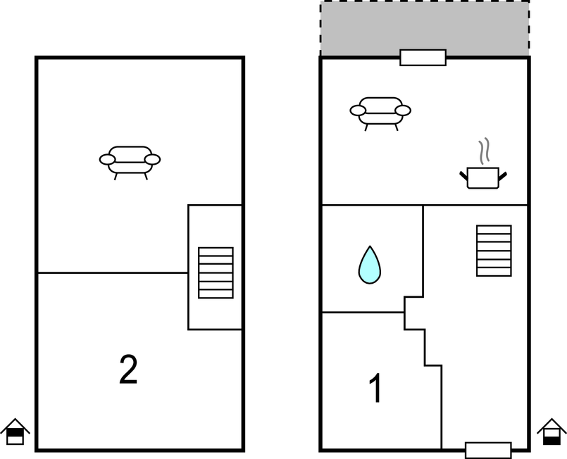 Semesterhus - Lønne , Danmark - P42493 