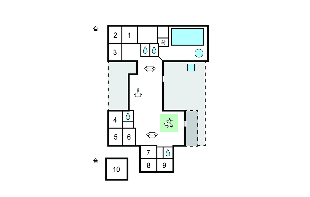 Feriehus - Houstrup , Danmark - P42796 