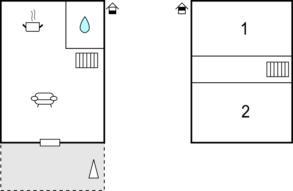 Ferienhaus - Debki , Polen - PPL105 