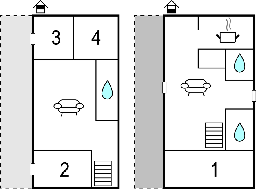Feriehuse - Nowe Warpno , Polen - PPO316 