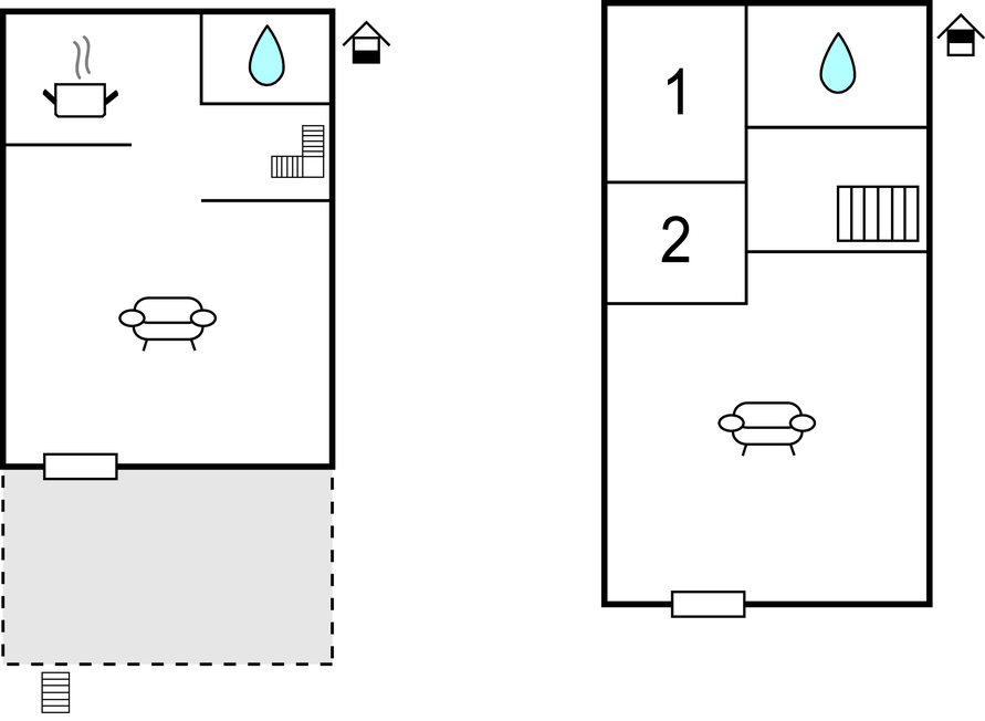 Ferienhaus - Nowe Warpno , Polen - PPO405 