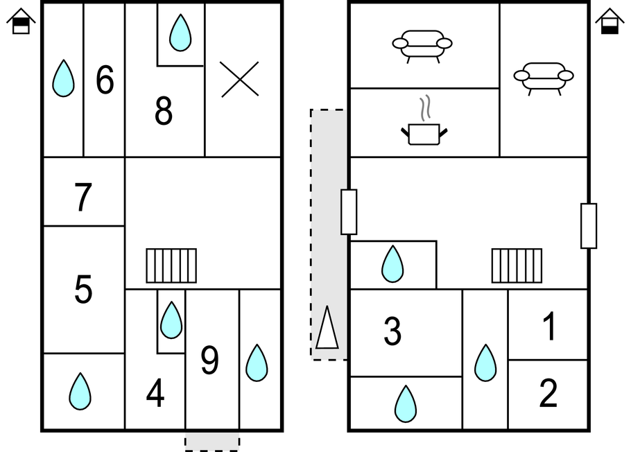 Feriehuse - Korlino , Polen - PPO701 