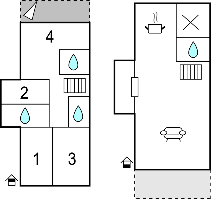 Semesterhus - Ustka , Polen - PPO722 
