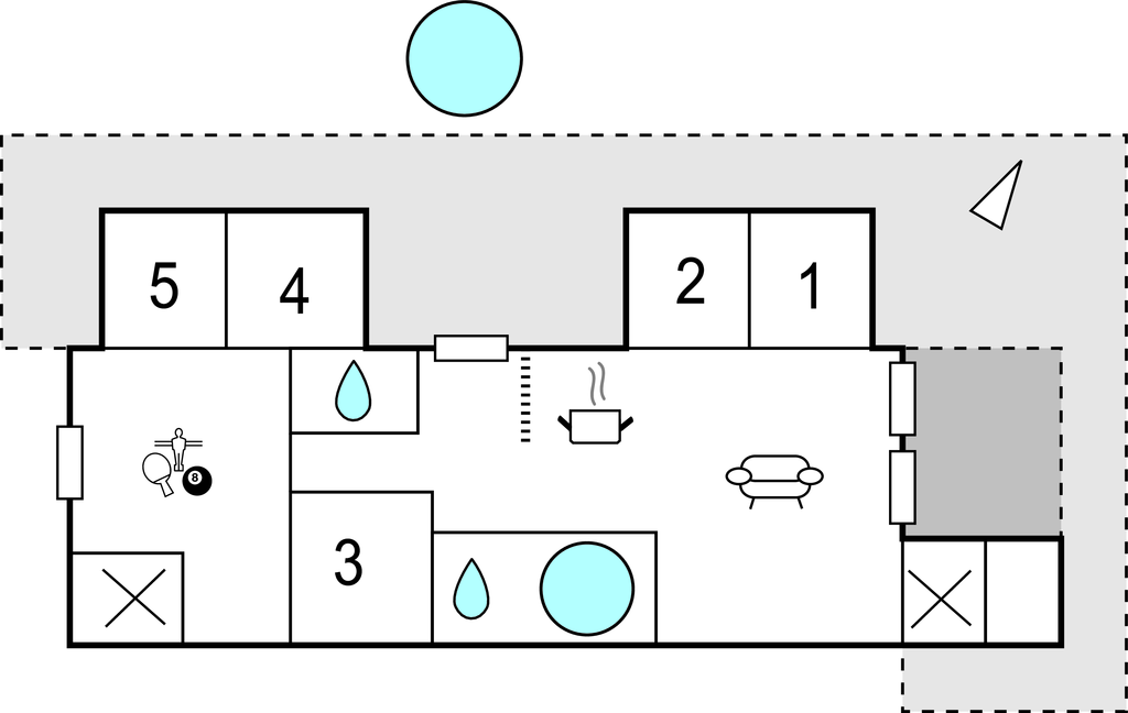 Feriehuse - Kromose , Danmark - R10011 