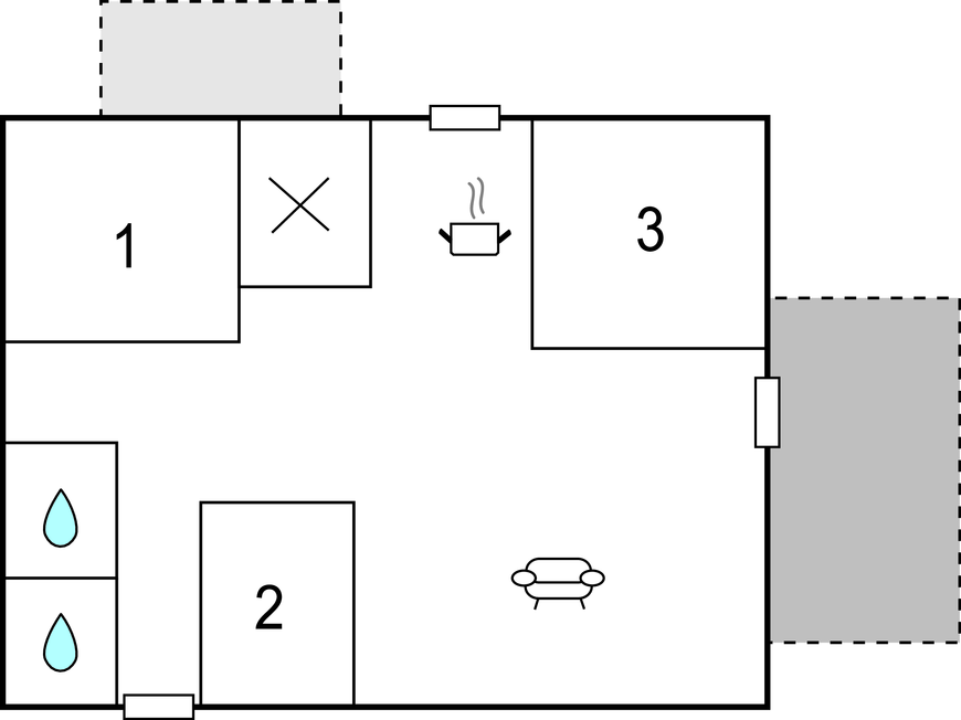 Feriehuse - Havneby , Danmark - R10027 