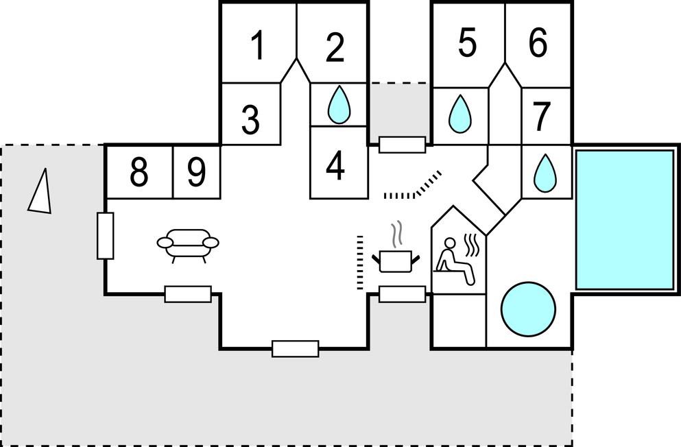Feriehuse - Sønderstrand , Danmark - R10108 
