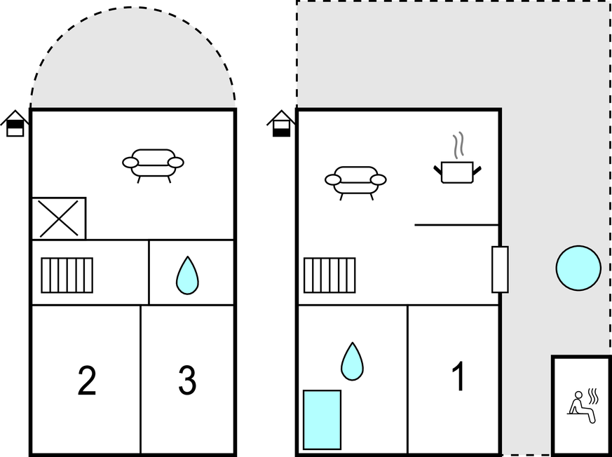Feriehuse - Havneby , Danmark - R10406 