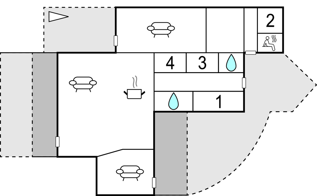 Ferienhaus - Kromose , Dänemark - R10645 