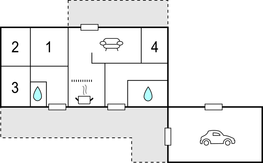 Ferienhaus - Kongsmark , Dänemark - R10023 