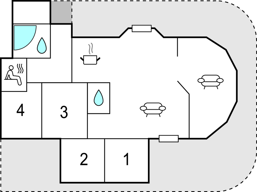 Ferienhaus - Kromose , Dänemark - R10496 
