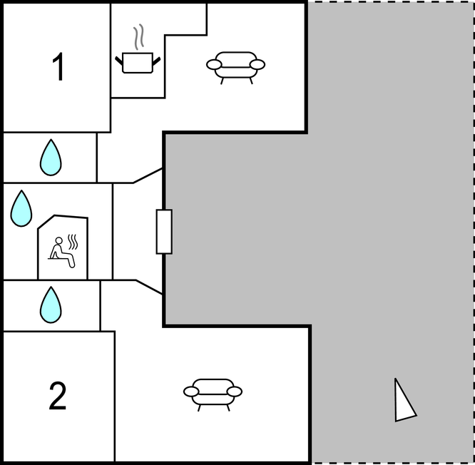 Feriehuse - Skånes Fagerhult , Sverige - S01933 