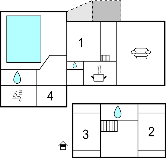 Semesterhus - Vessigebro , Sverige - S02601 