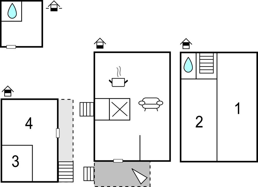 Feriehuse - Olofström , Sverige - S03486 