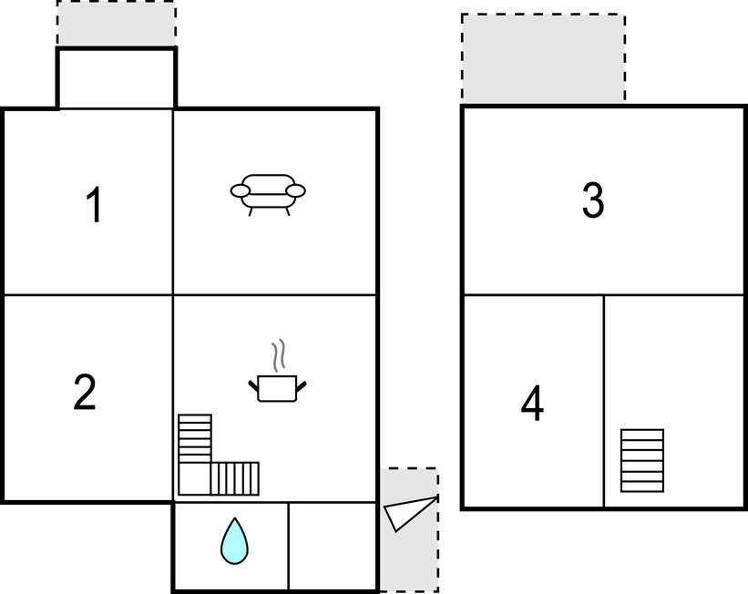 Feriehuse - Nävragöl/Holmsjö , Sverige - S03239 