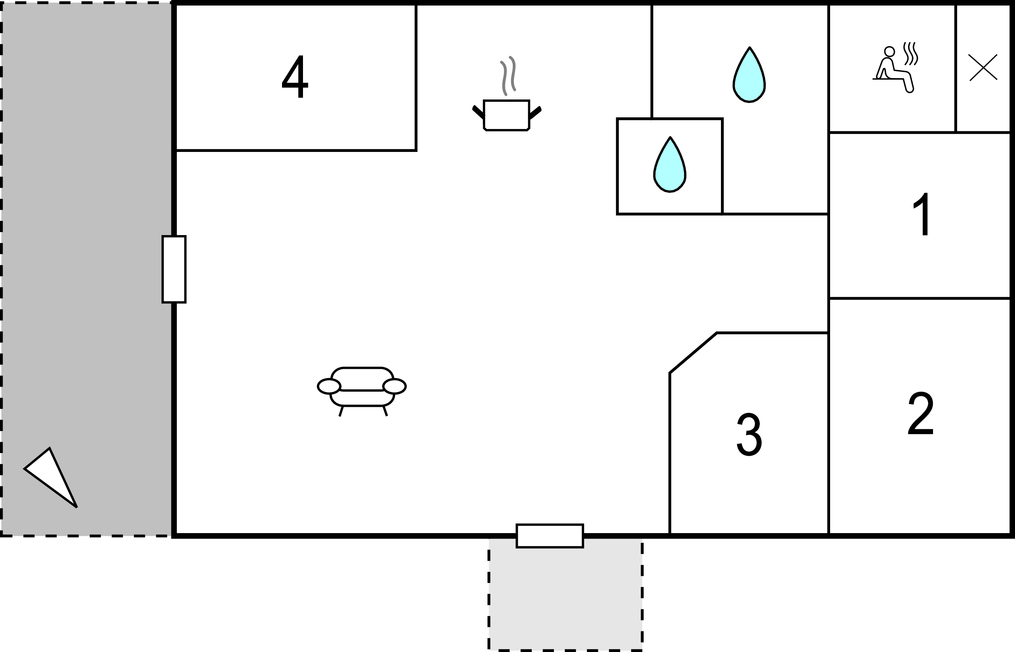 Semesterhus - Lagan , Sverige - S04002 