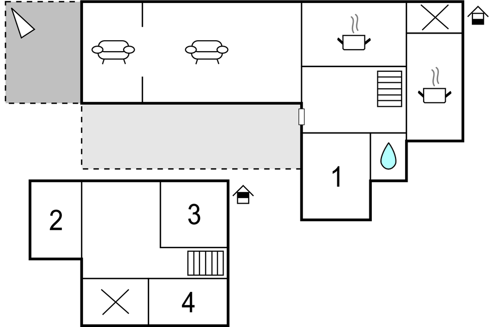 Ferienhaus - Bolmstad/Bolmen , Schweden - S04036 
