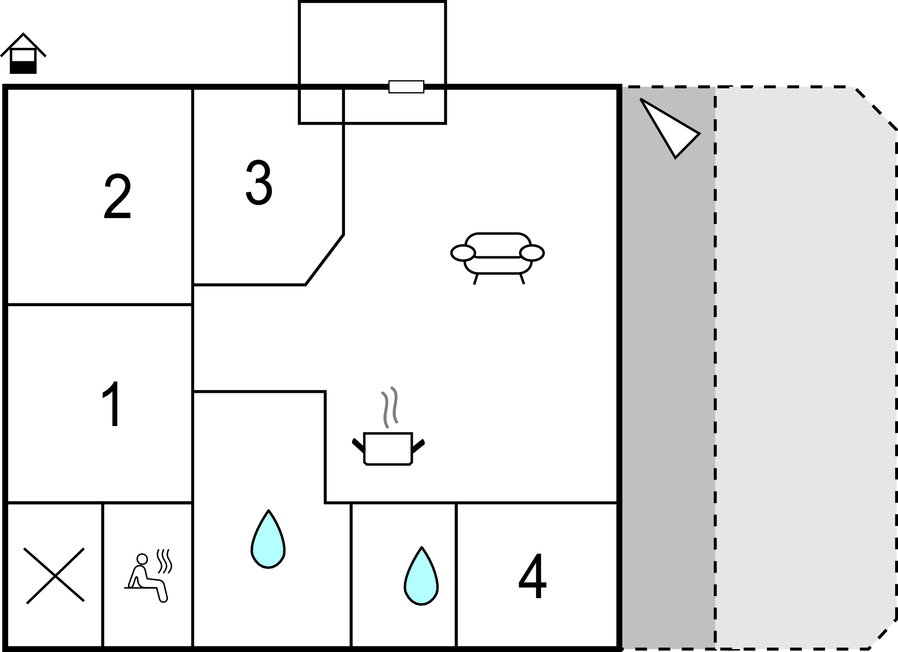 Ferienhaus - Lagan , Schweden - S04666 