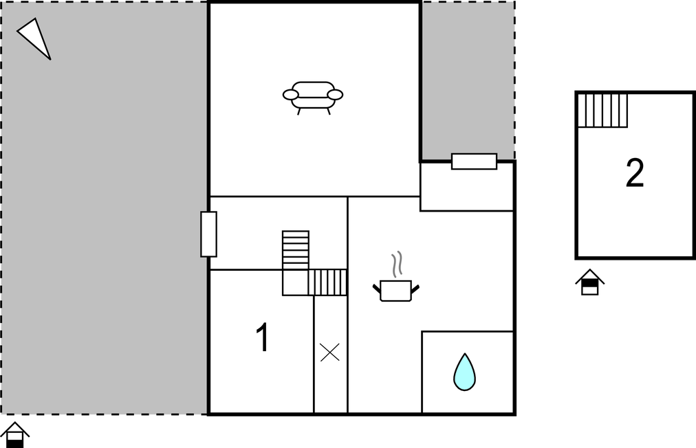 Feriehuse - Bolmstad , Sverige - S04933 